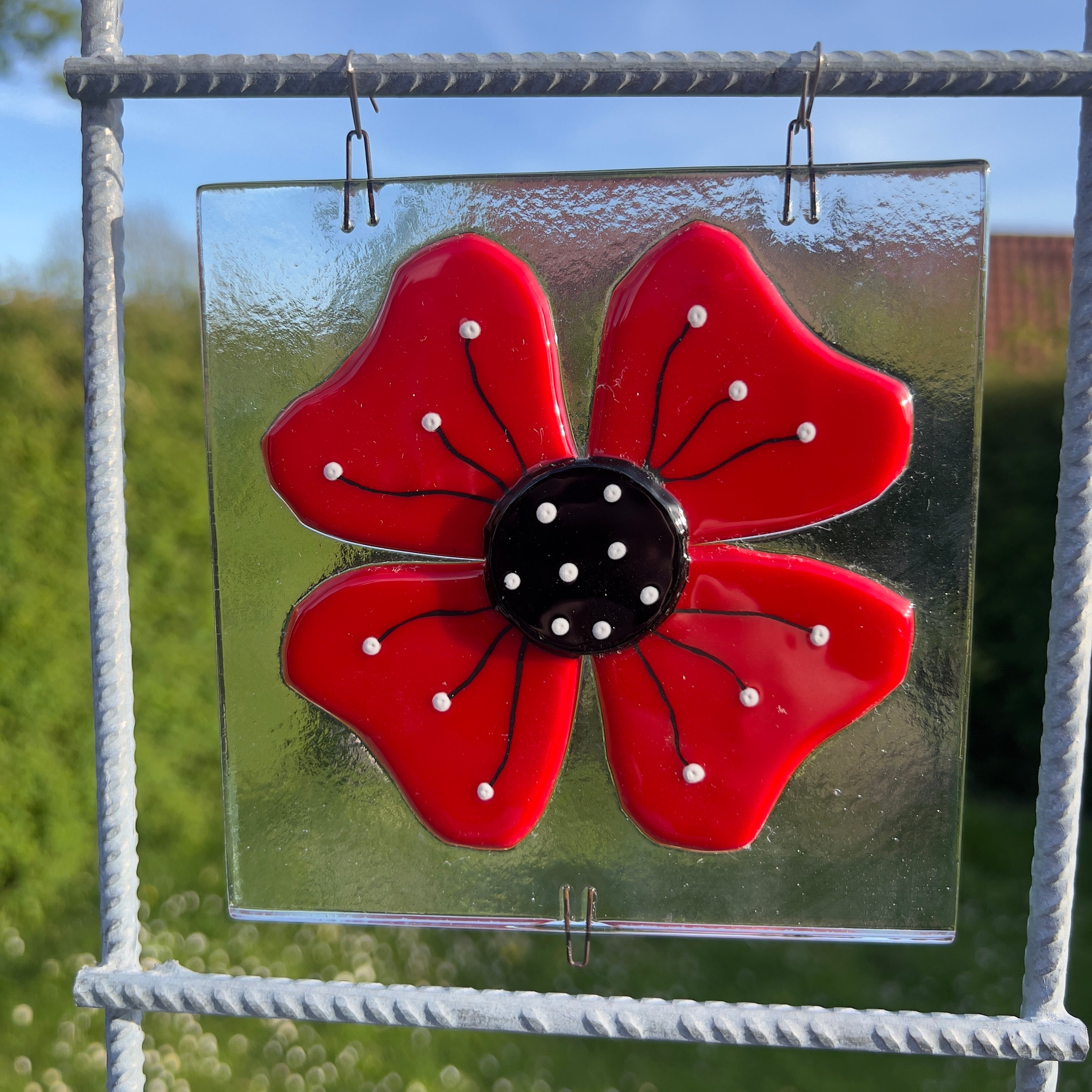 Blomster Glasskilt