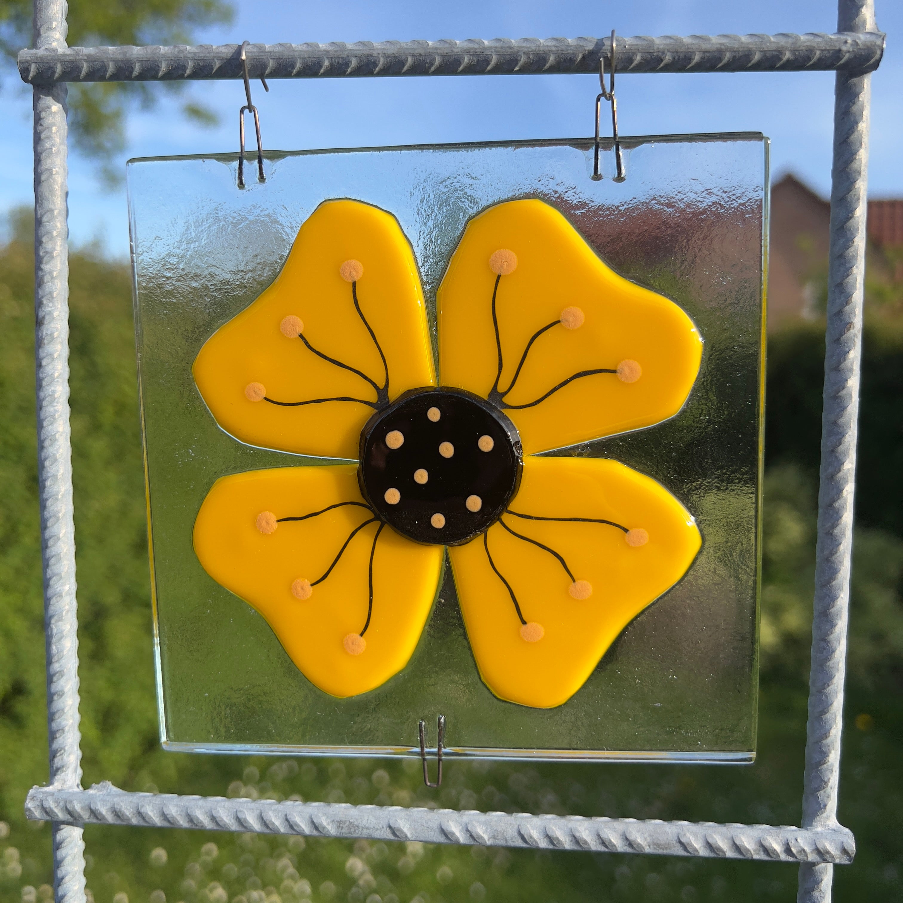 Blomster Glasskilt