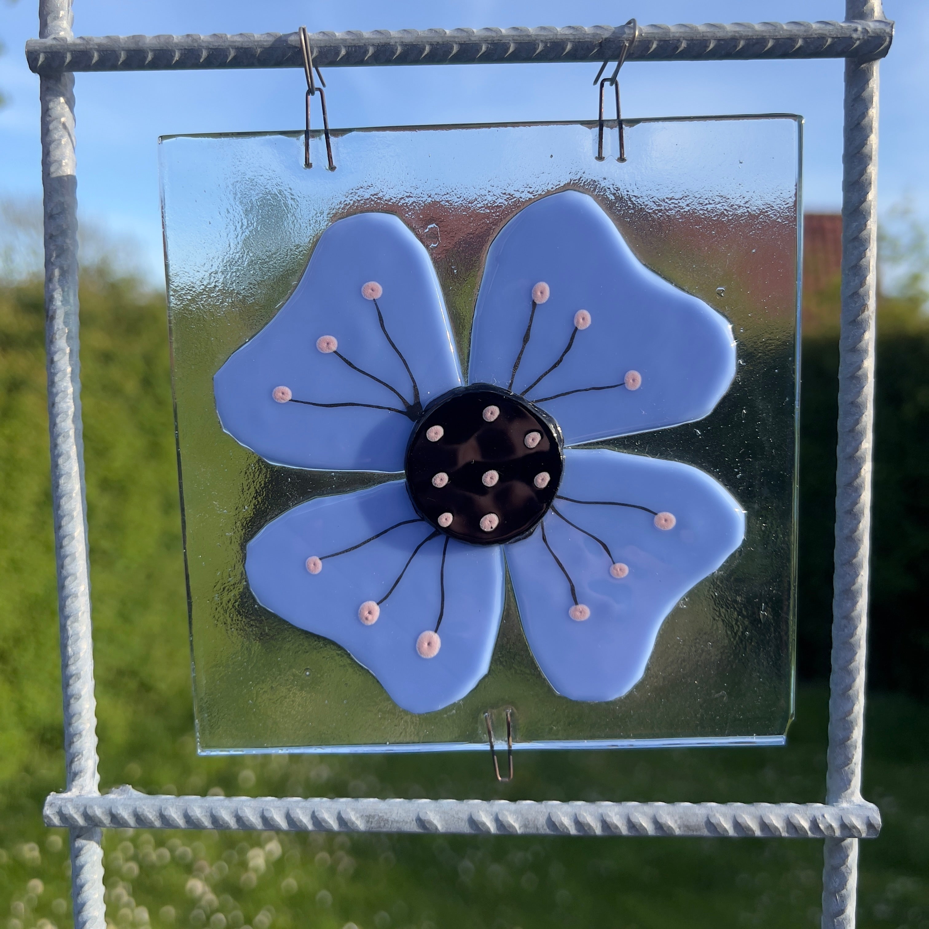 Blomster Glasskilt
